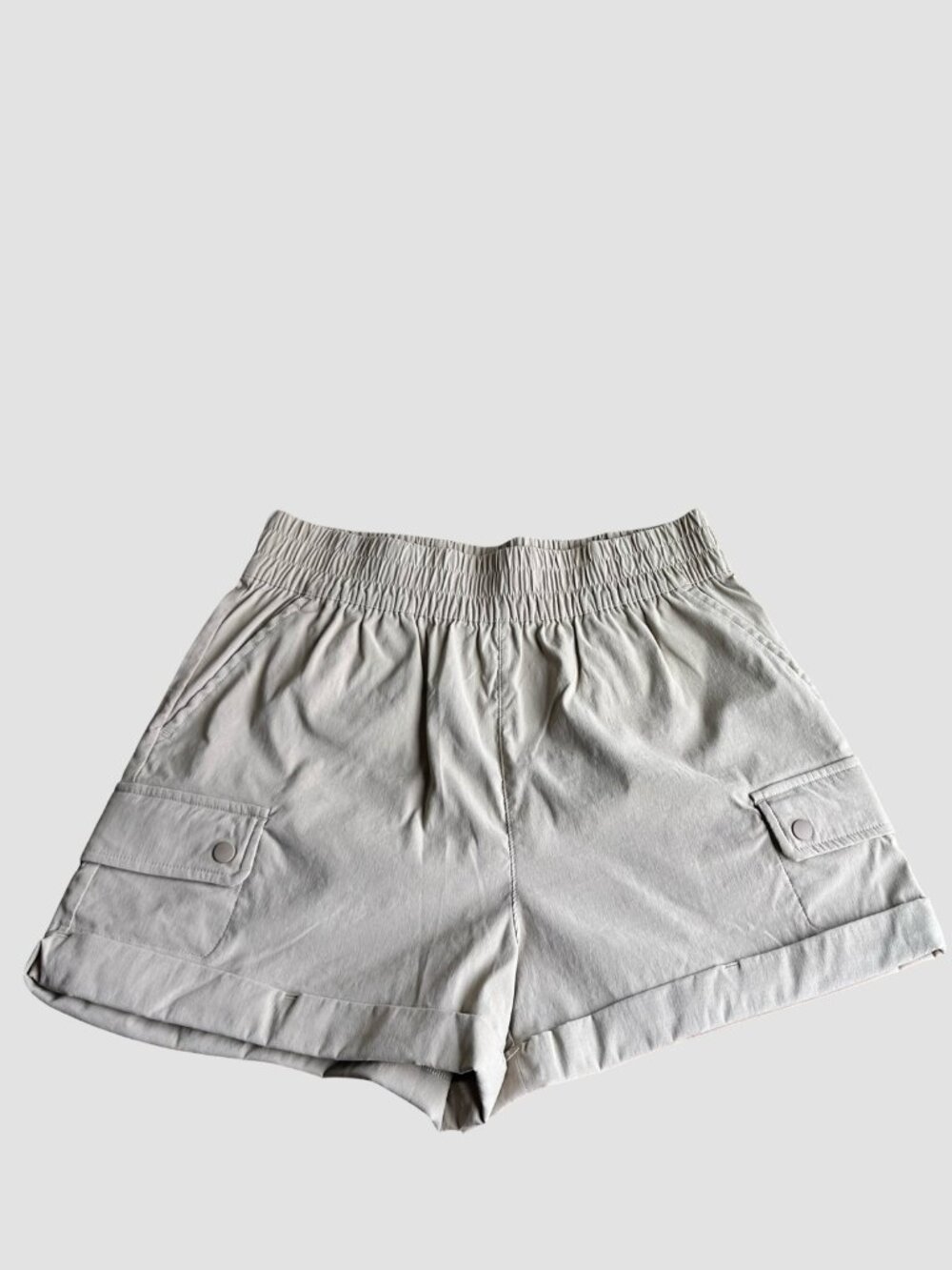 Mondetta Outdoor Project Active Stretch Cargo Shorts W SMALL Khaki Tan Gorpcore